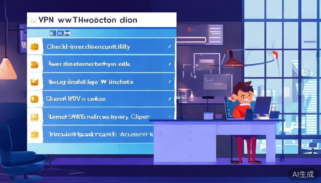 VPN连接不上怎么办？
首先检查网络连接是否正常